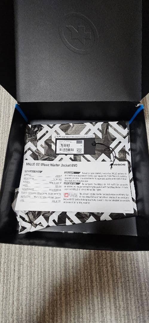 ASSOS Mille GT UZ3/3 サイクルジャケット 黒