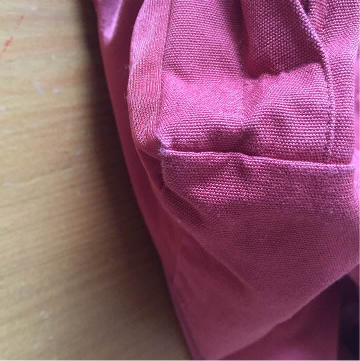 無印良品ビーズクッション赤 確認用