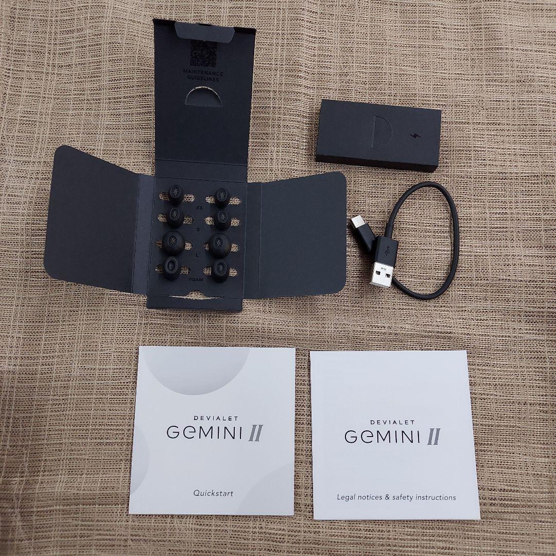 MD-1069-308☆ DEVIALET　GeMINI Ⅱ　ワイヤレスイヤホン