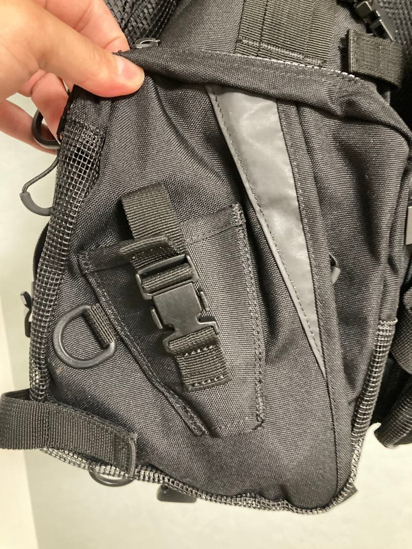 Anglers Design ブラック ライフジャケット