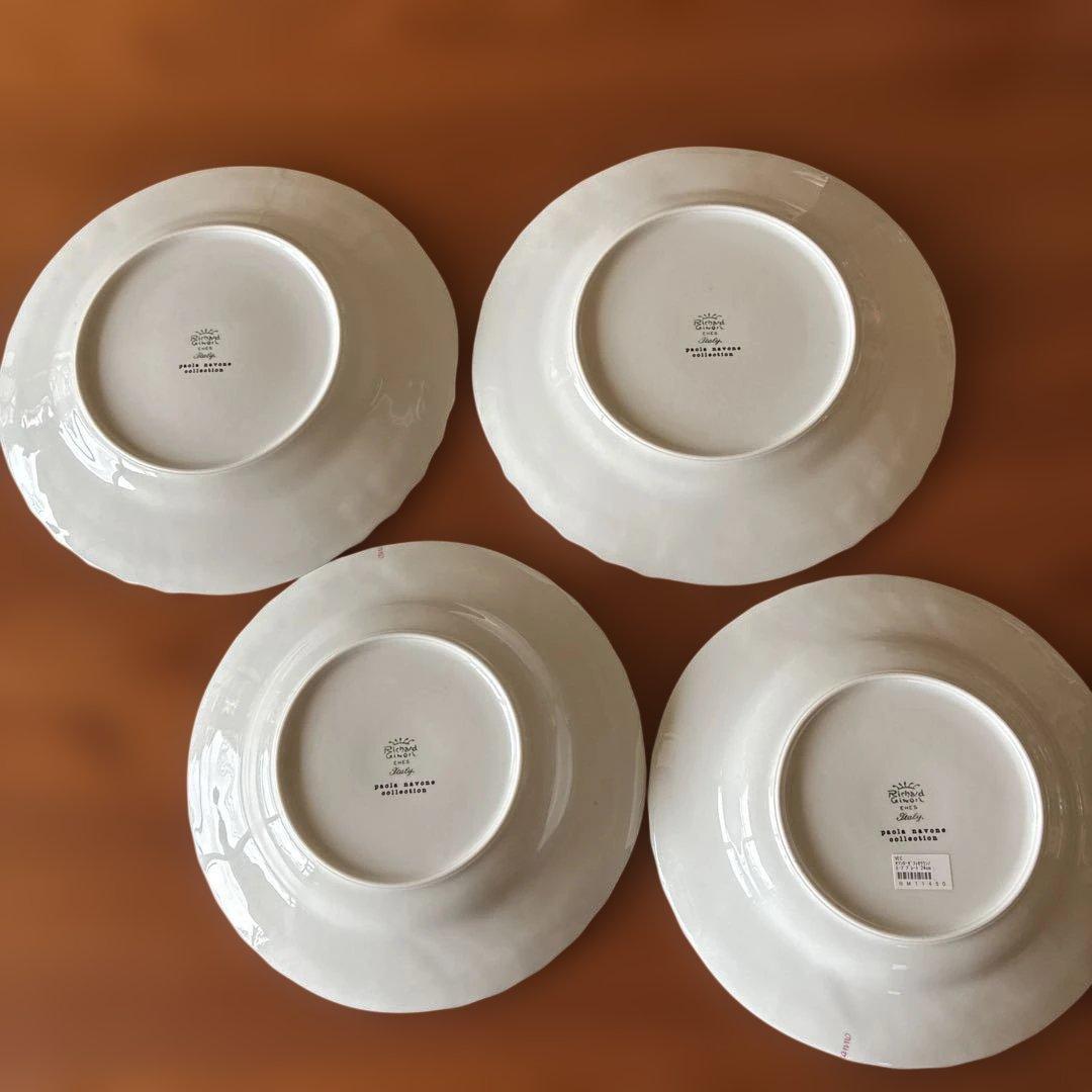 リチャードジノリ 27cm & スープ・パスタ皿 各２セソンローゼフィオリランノ