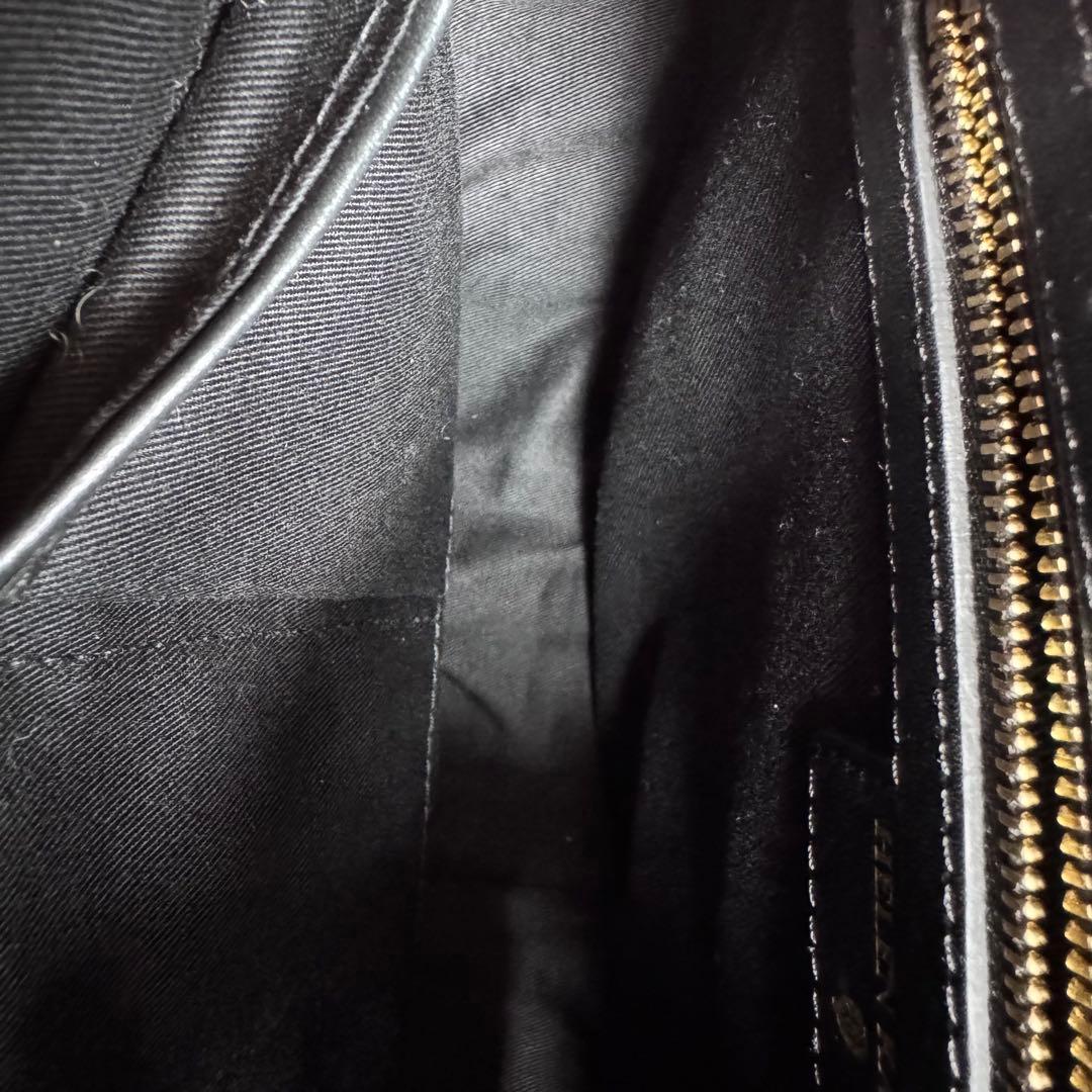 【美品】ヘレンカミンスキー ラフィア かごバッグ レザー 半月 ショルダーバッグ