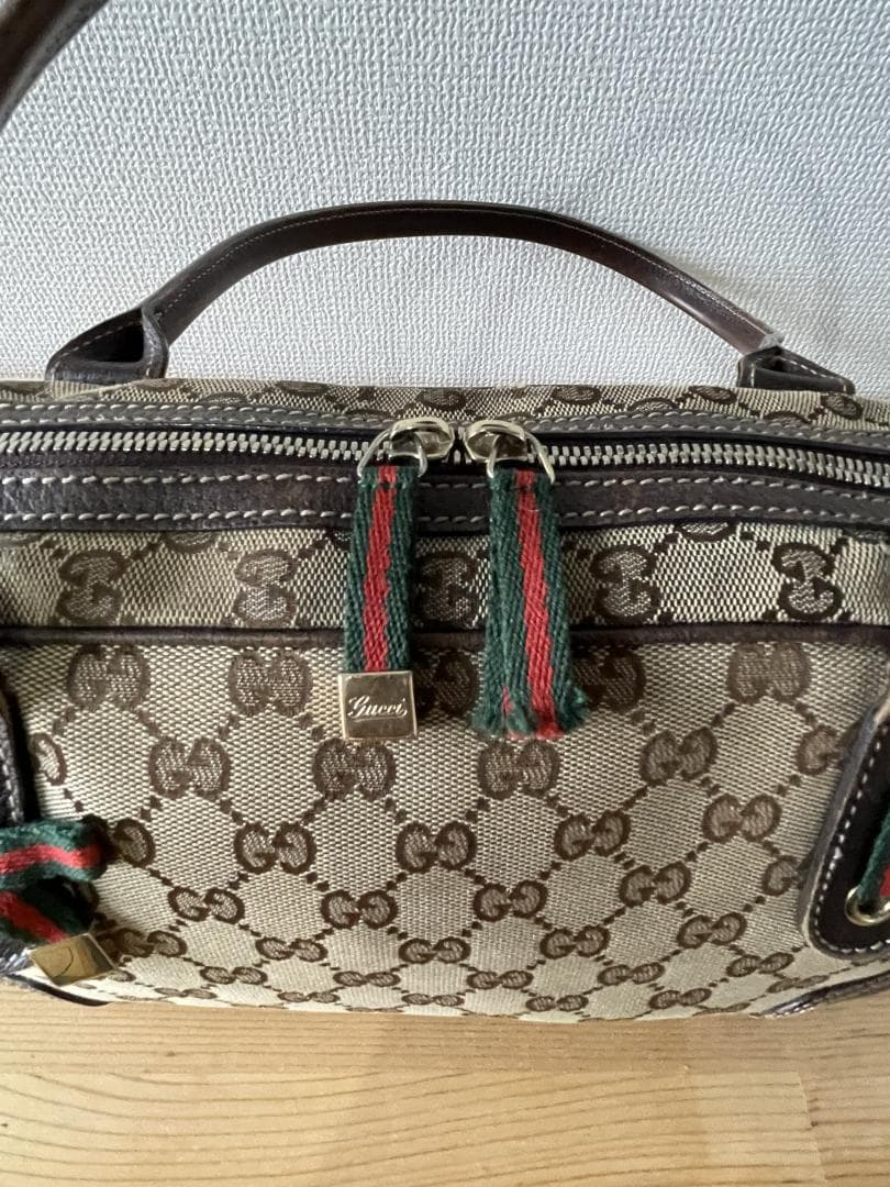 GUCCI グッチ プリンシーGG シェリーライン リボン ショルダーバッグ