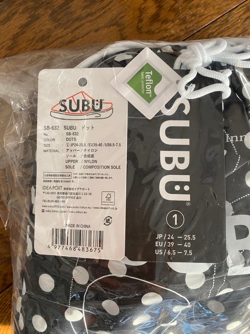 SUBU ドット柄サンダル JP 24 / 25.5 cm