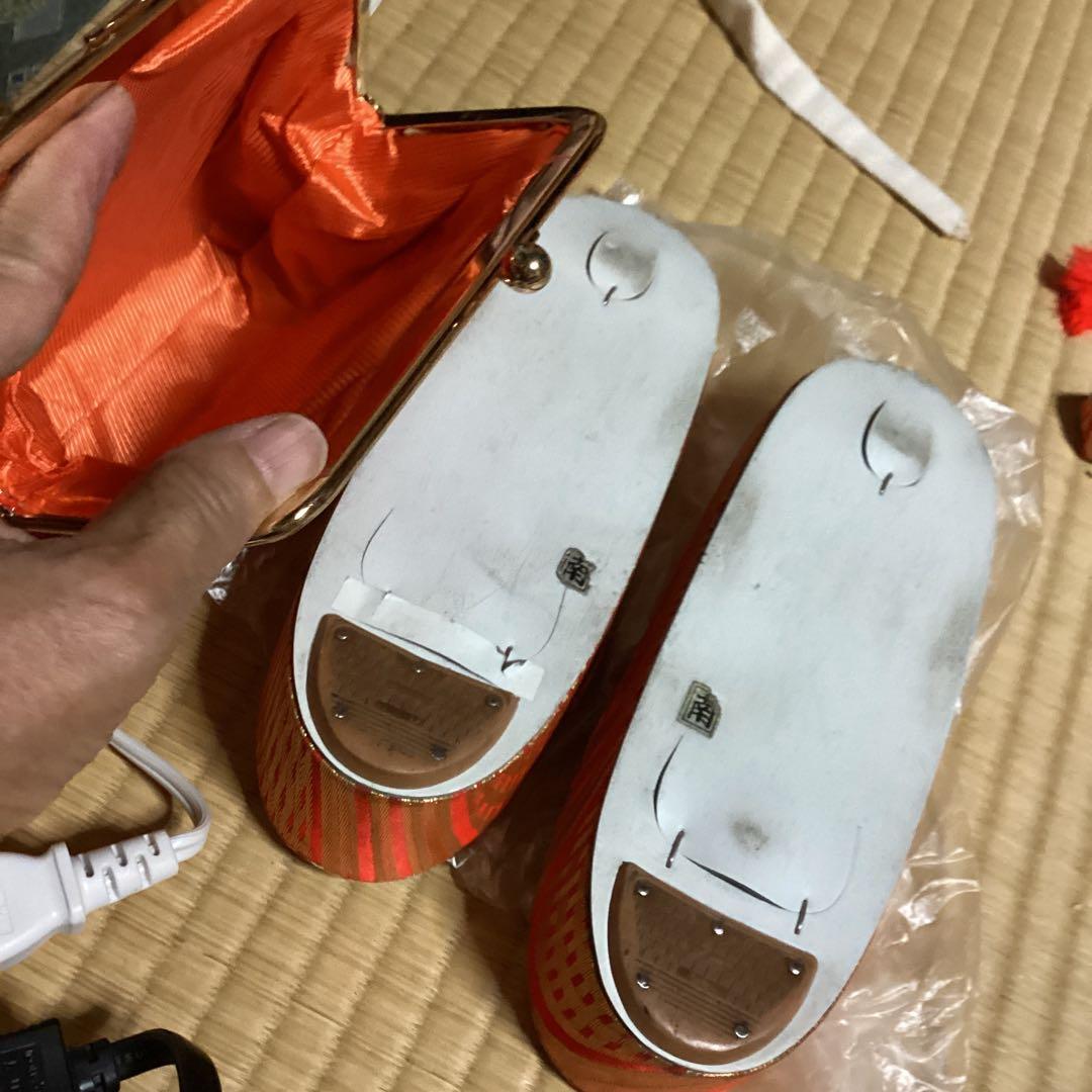 七五三　7歳フルセット　返品不可商品。帯幅19センチ　草履21センチ