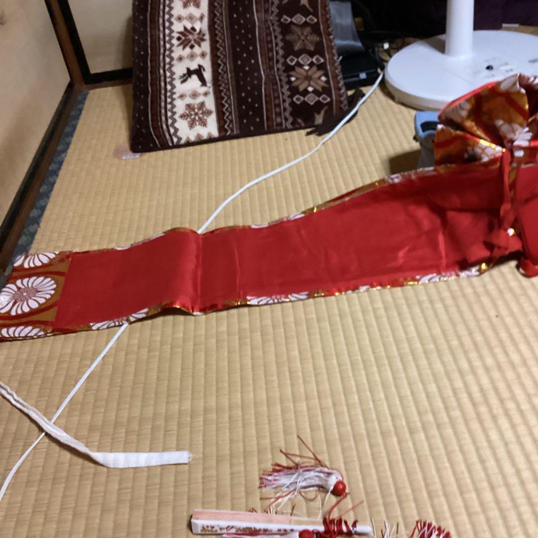 七五三　7歳フルセット　返品不可商品。帯幅19センチ　草履21センチ