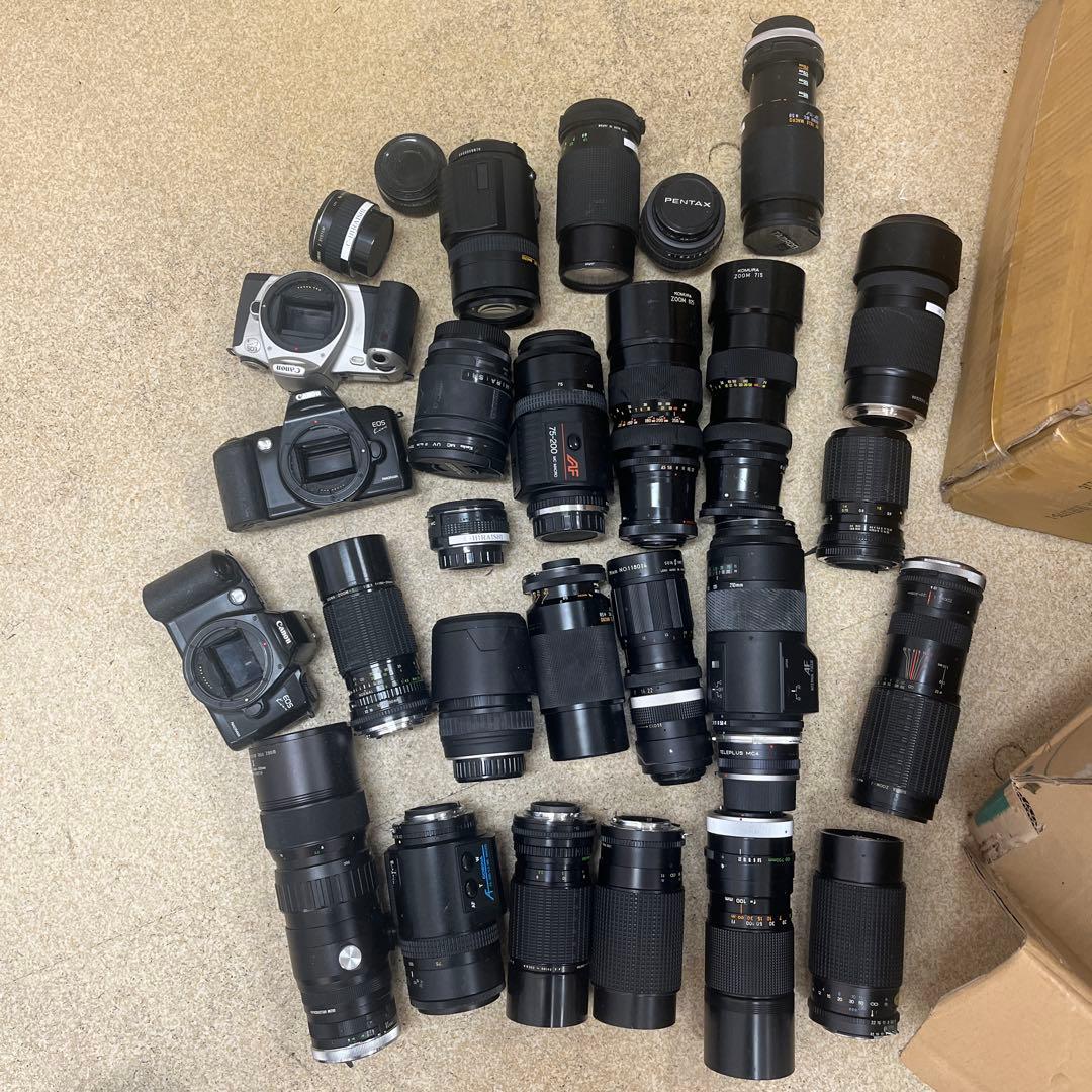 フィルムカメラとレンズセット