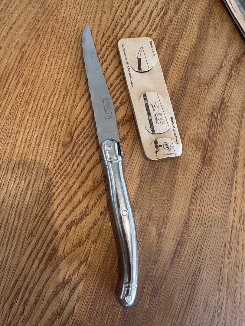 【新品】Laguioleラギオール ステンレステーブルナイフ 6本セット