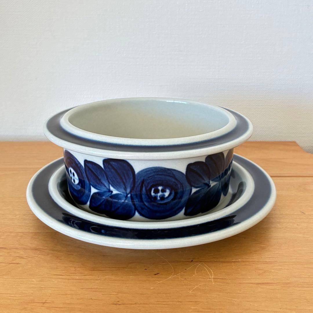 アラビア　ARABIA アネモネ ココット&ソーサー 2客