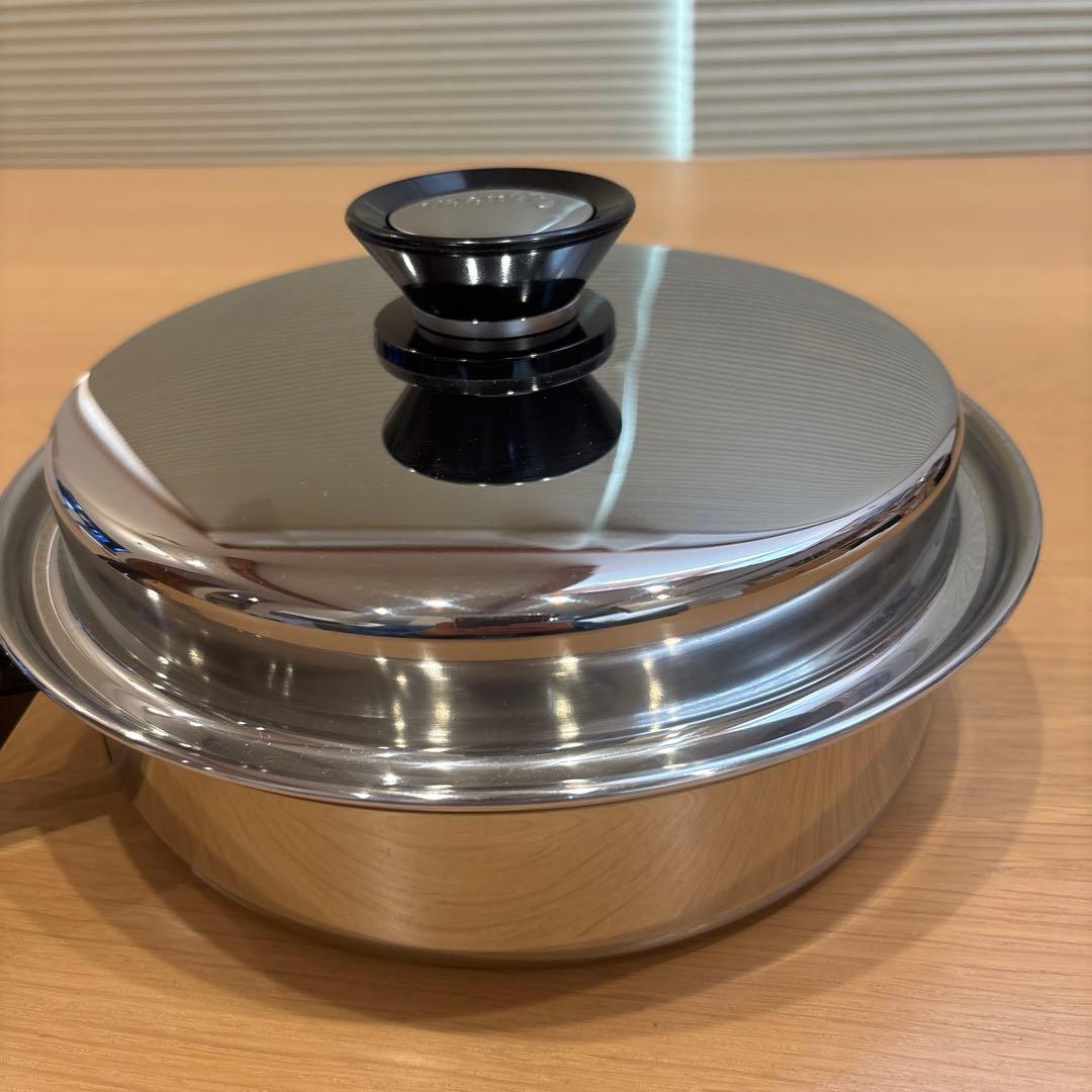 新品　アムウェイ　 Queen 蓋付き　フライパン　クィーンクックウェア