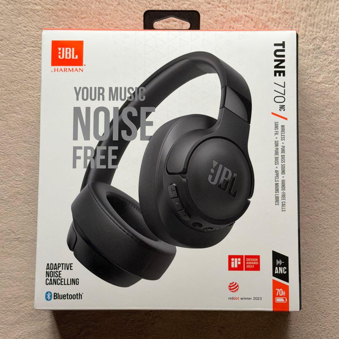 JBL TUNE770nc ワイヤレスヘッドホン　ブラック