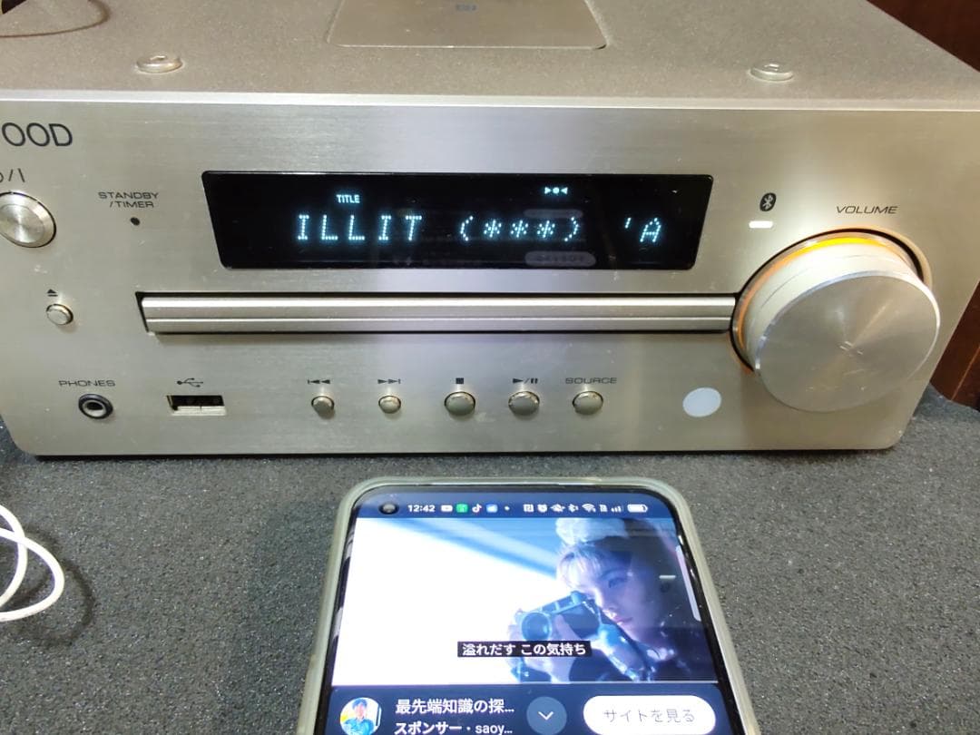 葉*末様 55b1★音出し確認済♪KENWOOD Hi-Fiシステム K-515