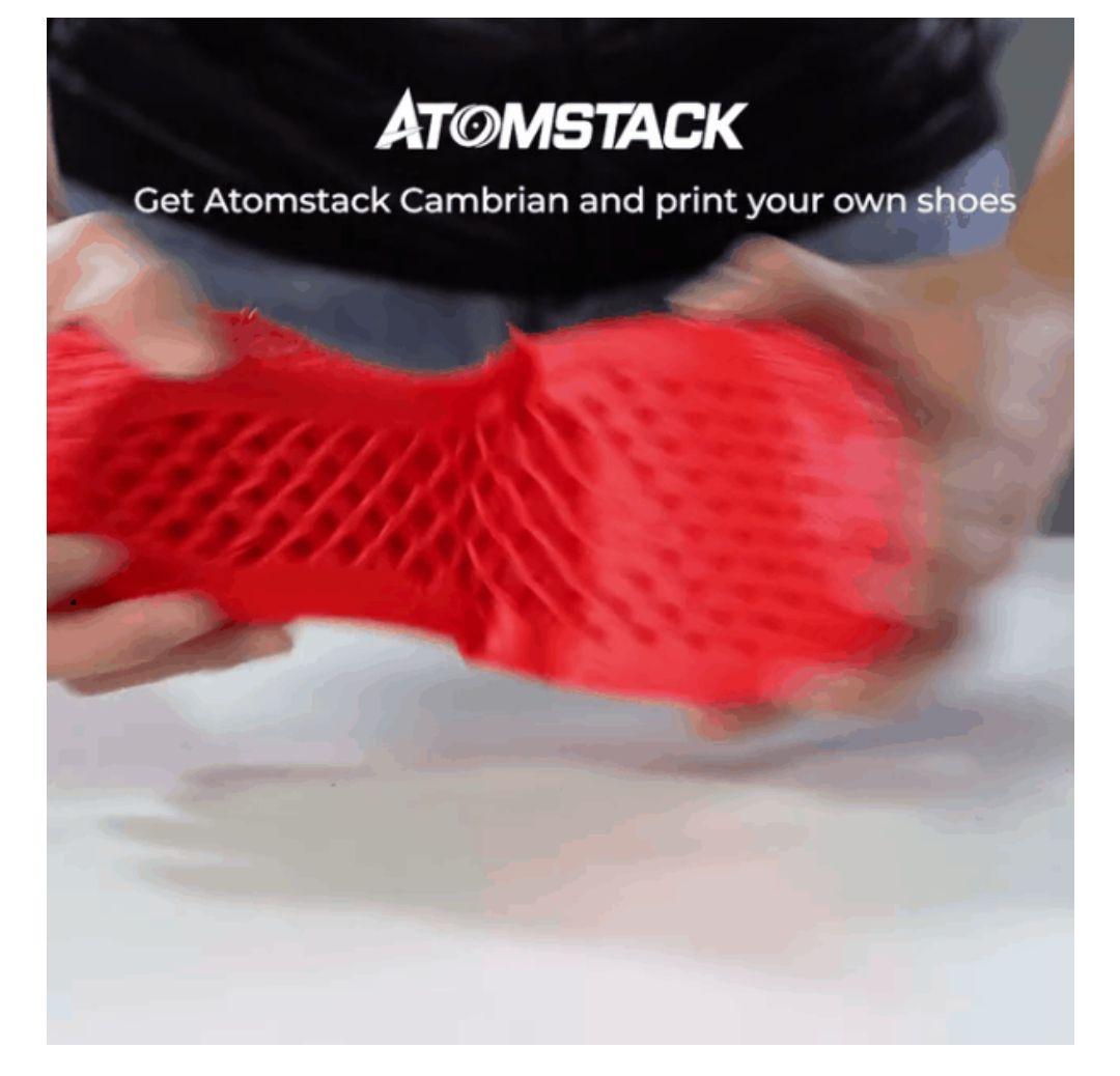 【未使用】AtomStack Cambrian Max TPRラバー3Dプリンタ