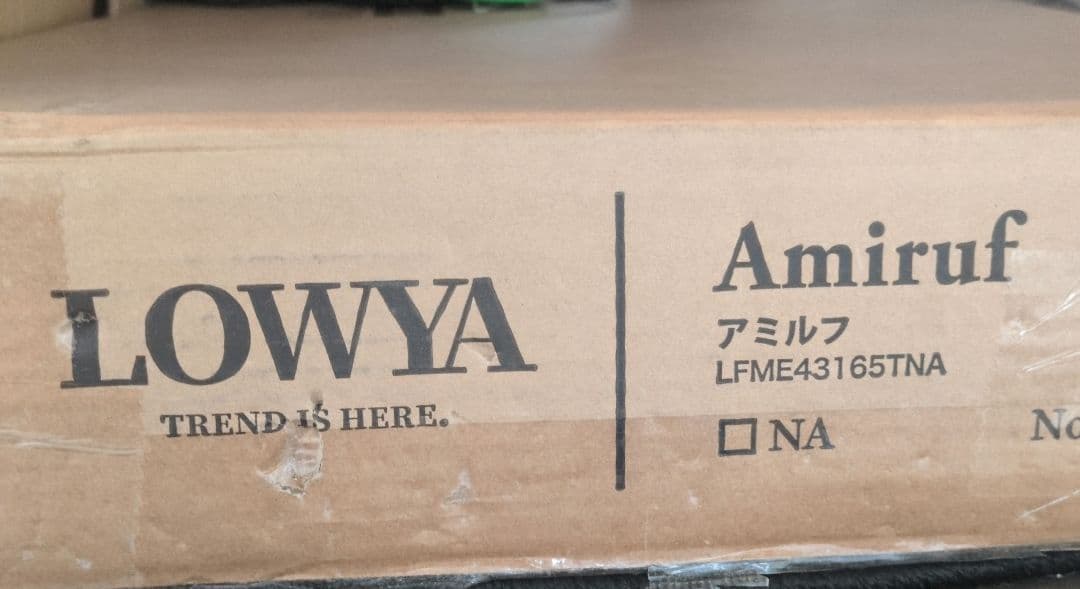 LOWYA アーチ型全身鏡 自立式 収納付 幅40.5 RKLFG_NGL8G1