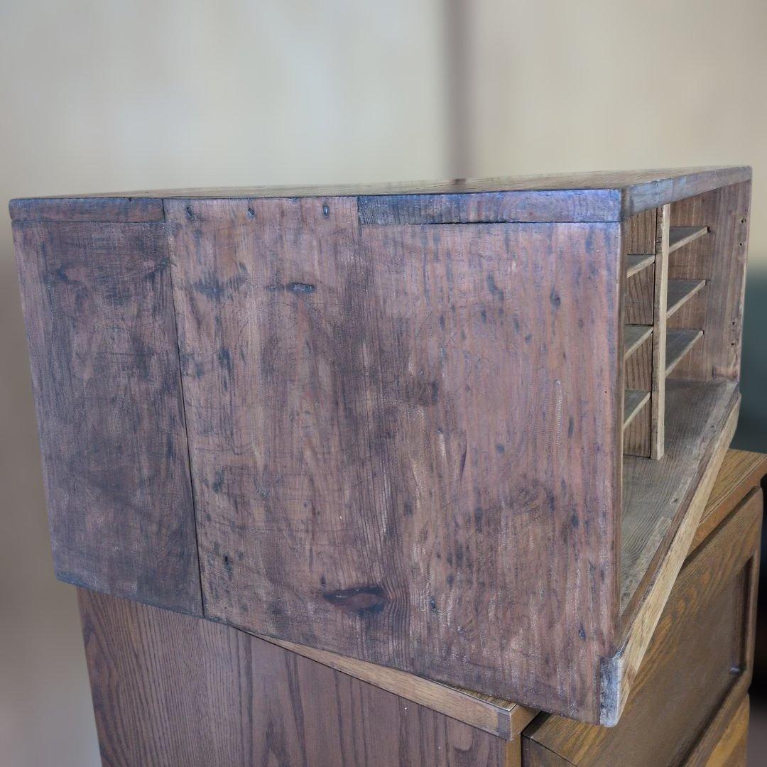 古道具アンティークカルテ　書類棚