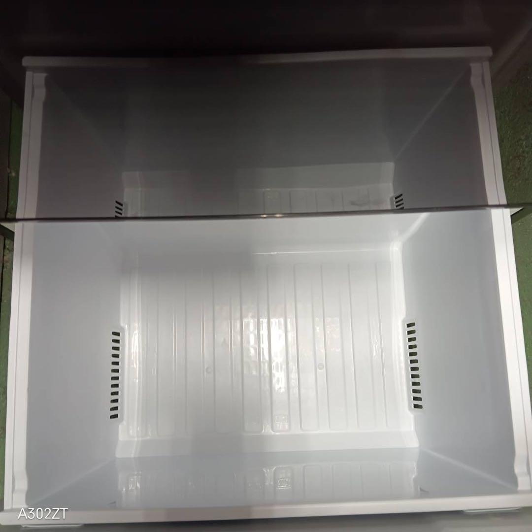 449三菱 大型冷蔵庫 330L 300L強 自動製氷 右開き 3ドア ブラウン