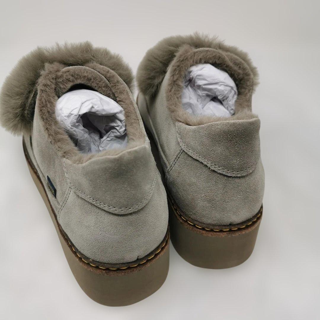 MACKINTOSH 24cm フェイクファーモチーフ厚底シューズ レディース