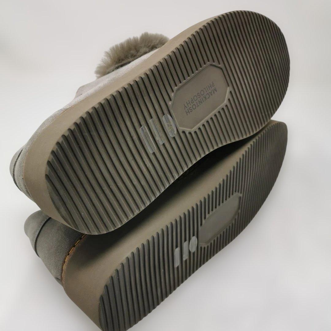 MACKINTOSH 24cm フェイクファーモチーフ厚底シューズ レディース