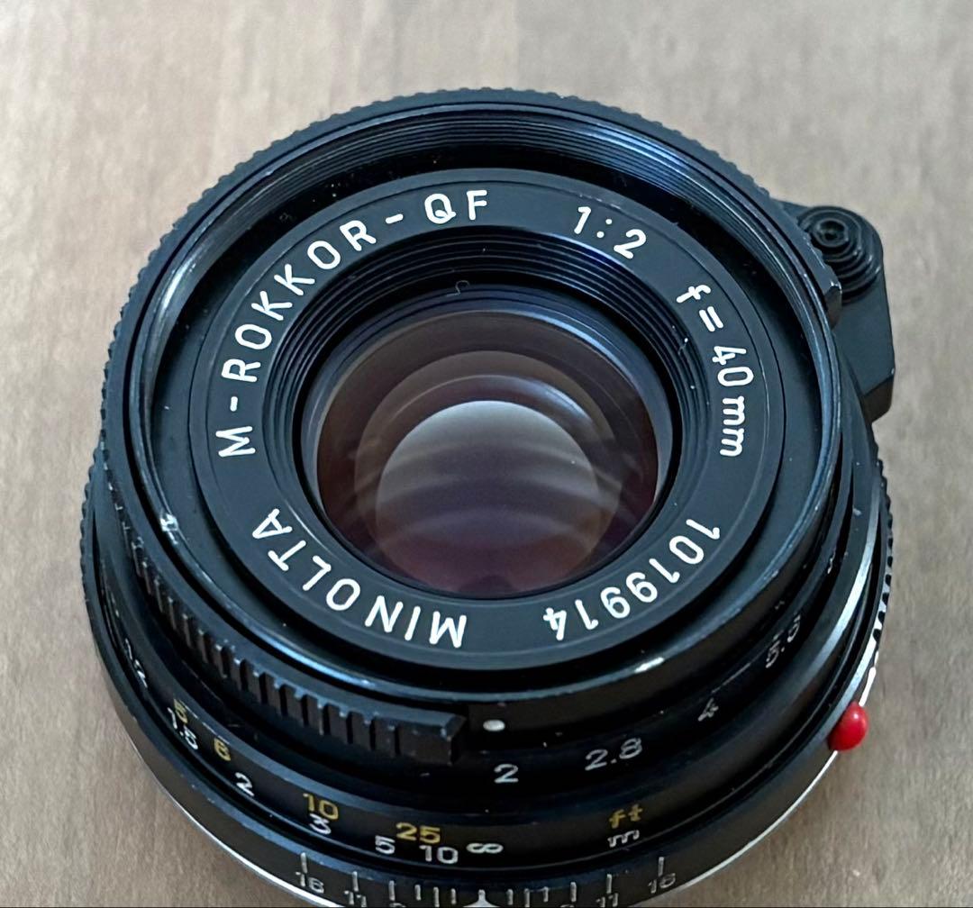 MINOLTA M-ROKKOR 40mm F2 ミノルタ ライカ LEICA