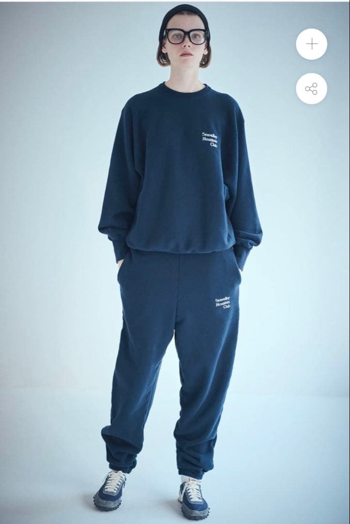 SEAのSeavalley Mountain Club ネイビー スウェット