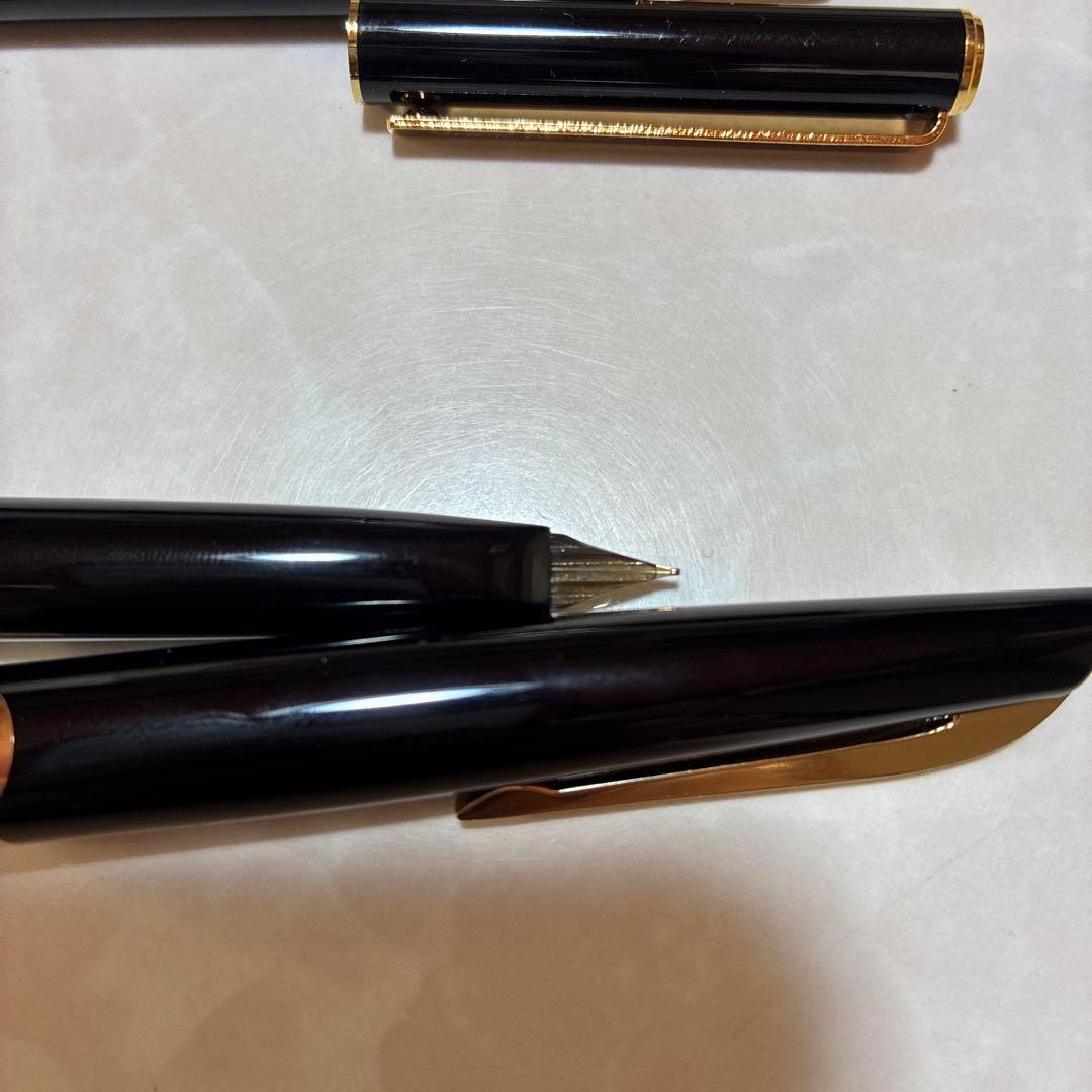 PLATINUM 14k 万年筆 ボールペンセット