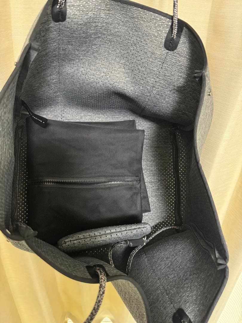 STATE OF ESCAPE グレー トートバッグ ポーチ付き