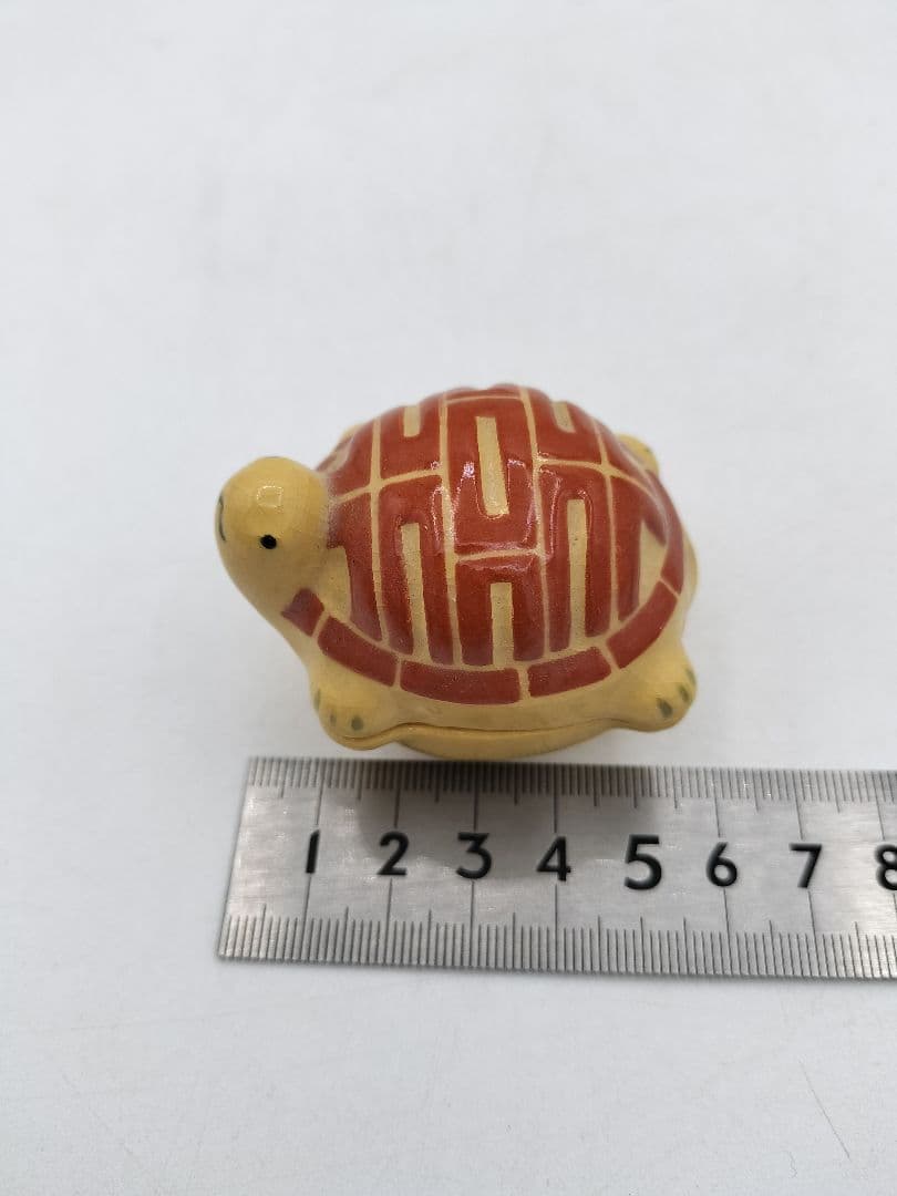 c769 【新品・未使用】香合 亀 伊東桂楽 木箱 茶道具