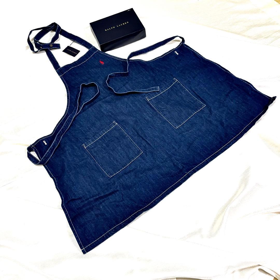 新品タグ付き ラルフローレン RALPH LAUREN デニム エプロン