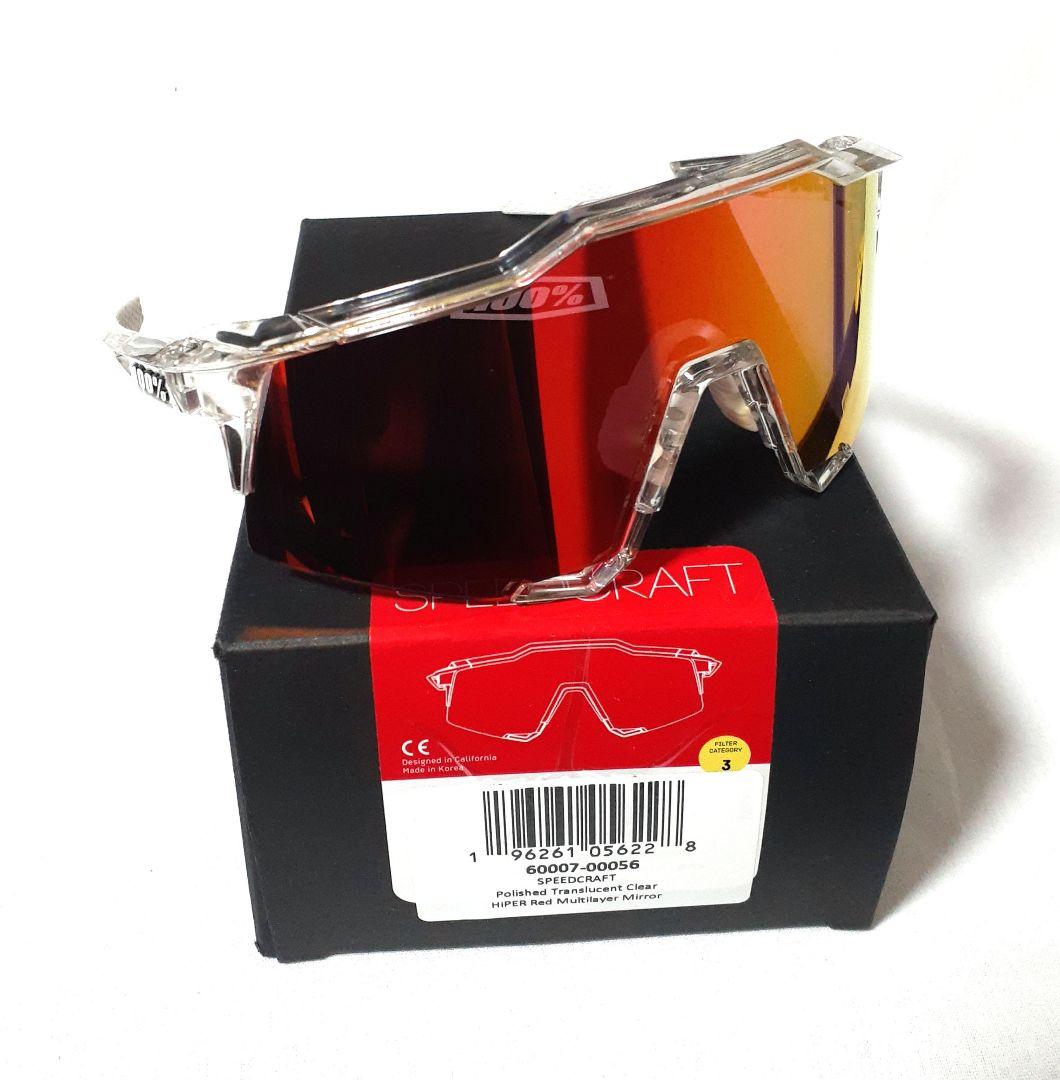 おまとめ買い 100% Speedcraft クリア レッド & ハリス モデル