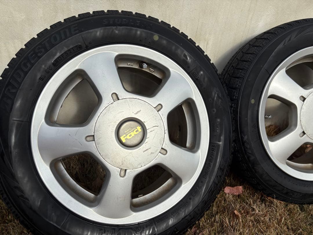 スタッドレス　14インチ タイヤホイールセット ブリヂストン　ブリザック