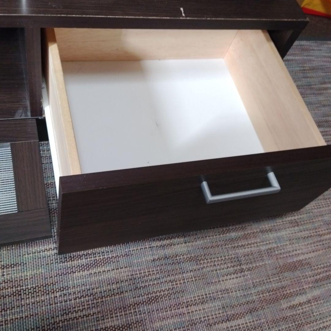 ダークブラウン 木製 テレビ台