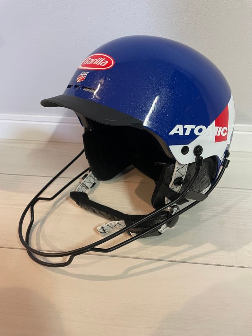 【極美品】Atomic レーシングスキーヘルメット USチーム M