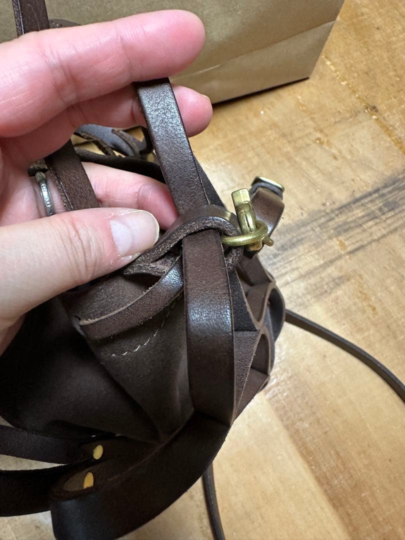 Organ ハニカム巾着バッグ