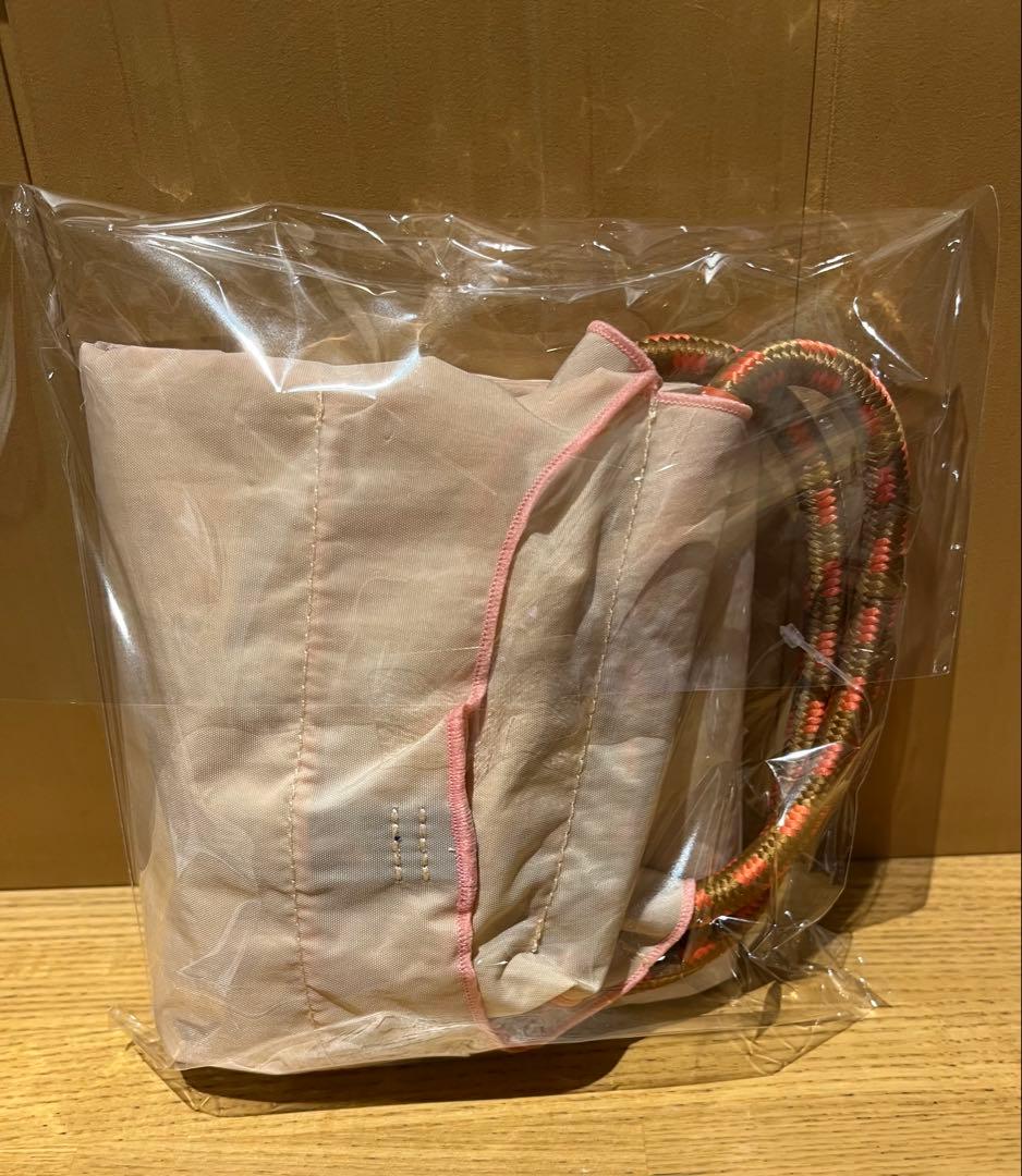 【限定販売】ボールアンドチェーン コラボバッグチロリアンテープ柄 ピンク/千鳥屋