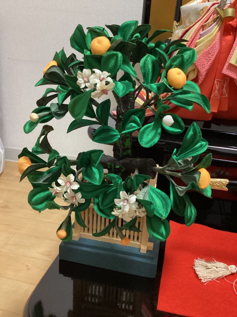 雛人形セット　裂地西陣織 賀美雛　三段飾り②