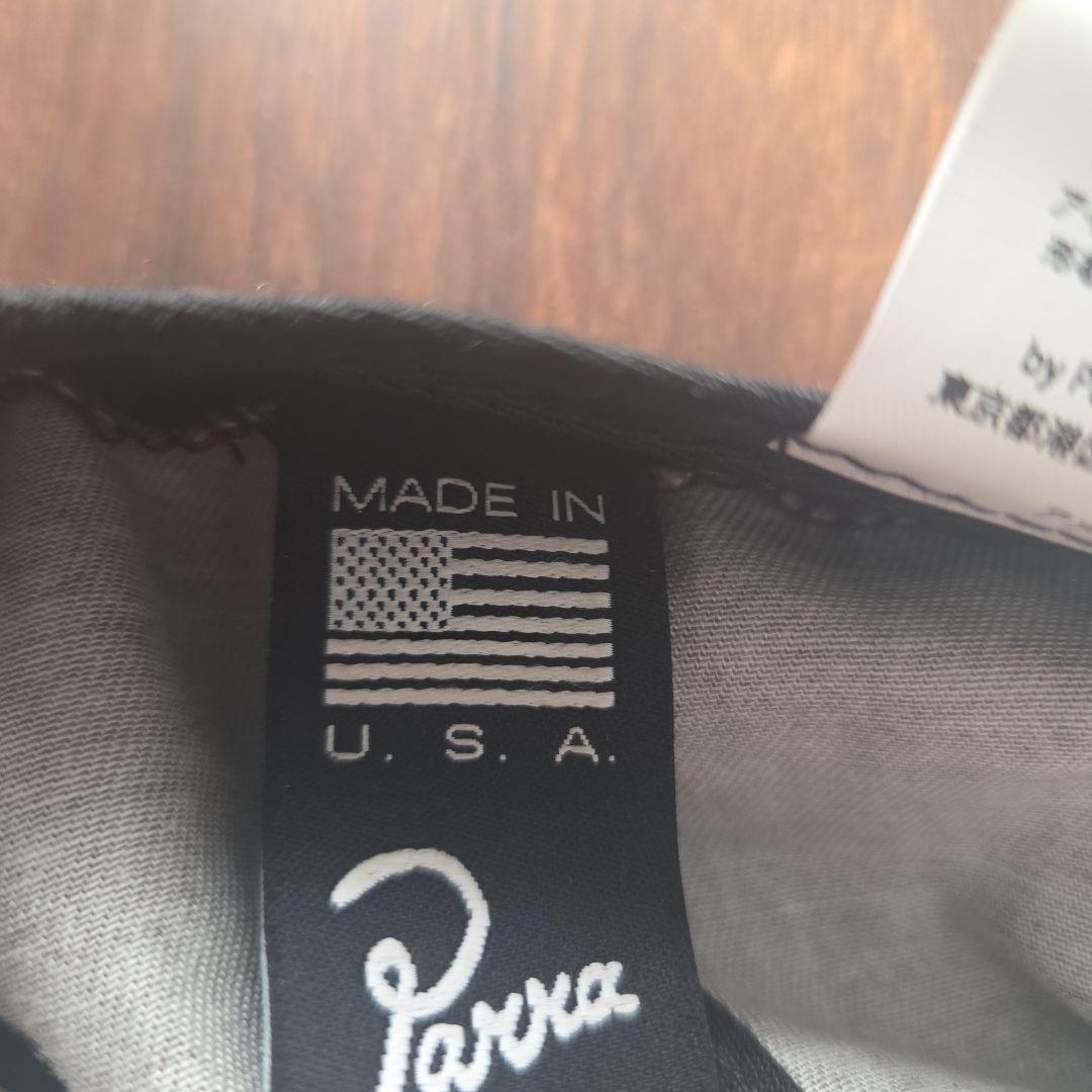 Parra store logo 6panel cap USA製　ブラウン