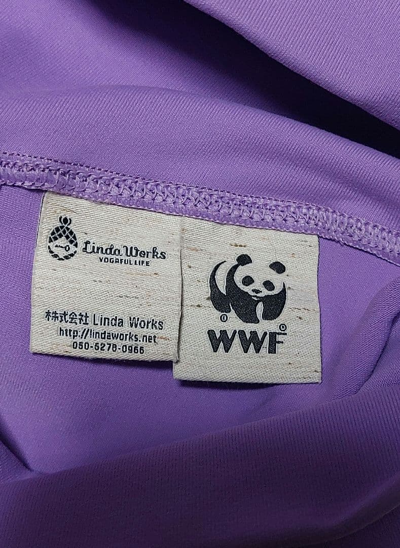 Linda Works ヨガウェア すみれ ハートレギンスsize M