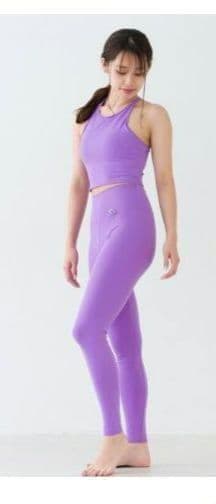 Linda Works ヨガウェア すみれ ハートレギンスsize M