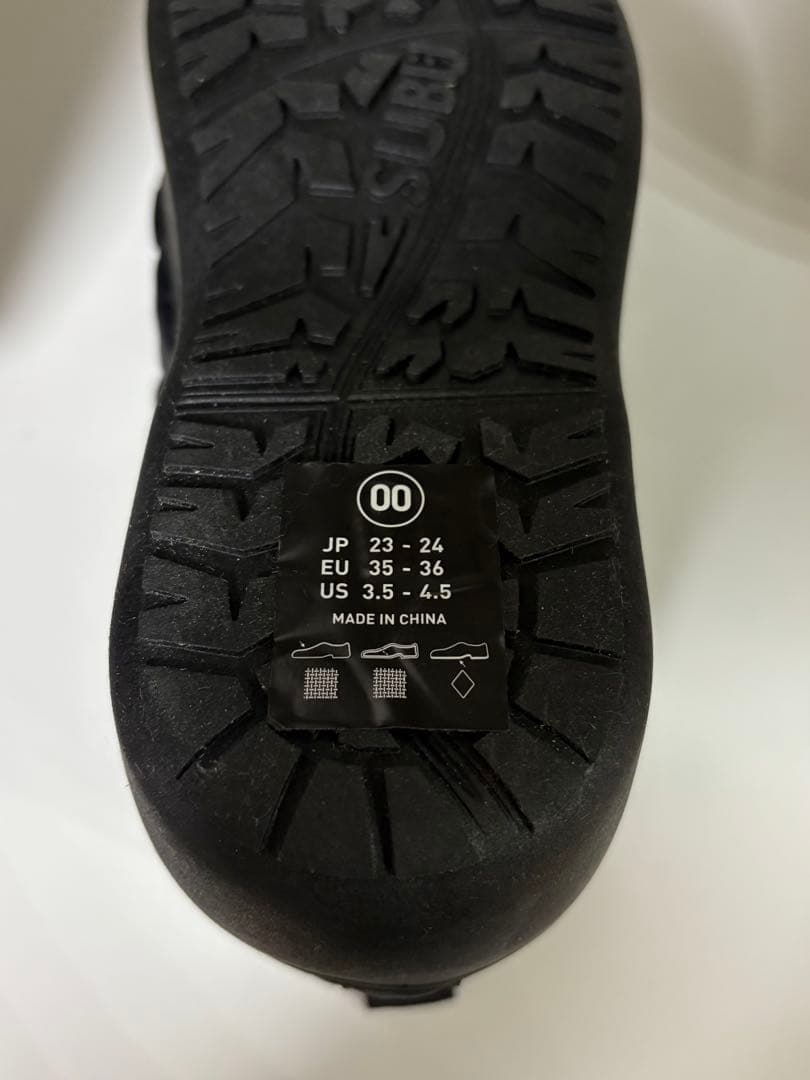 SUBU ブラック厚底