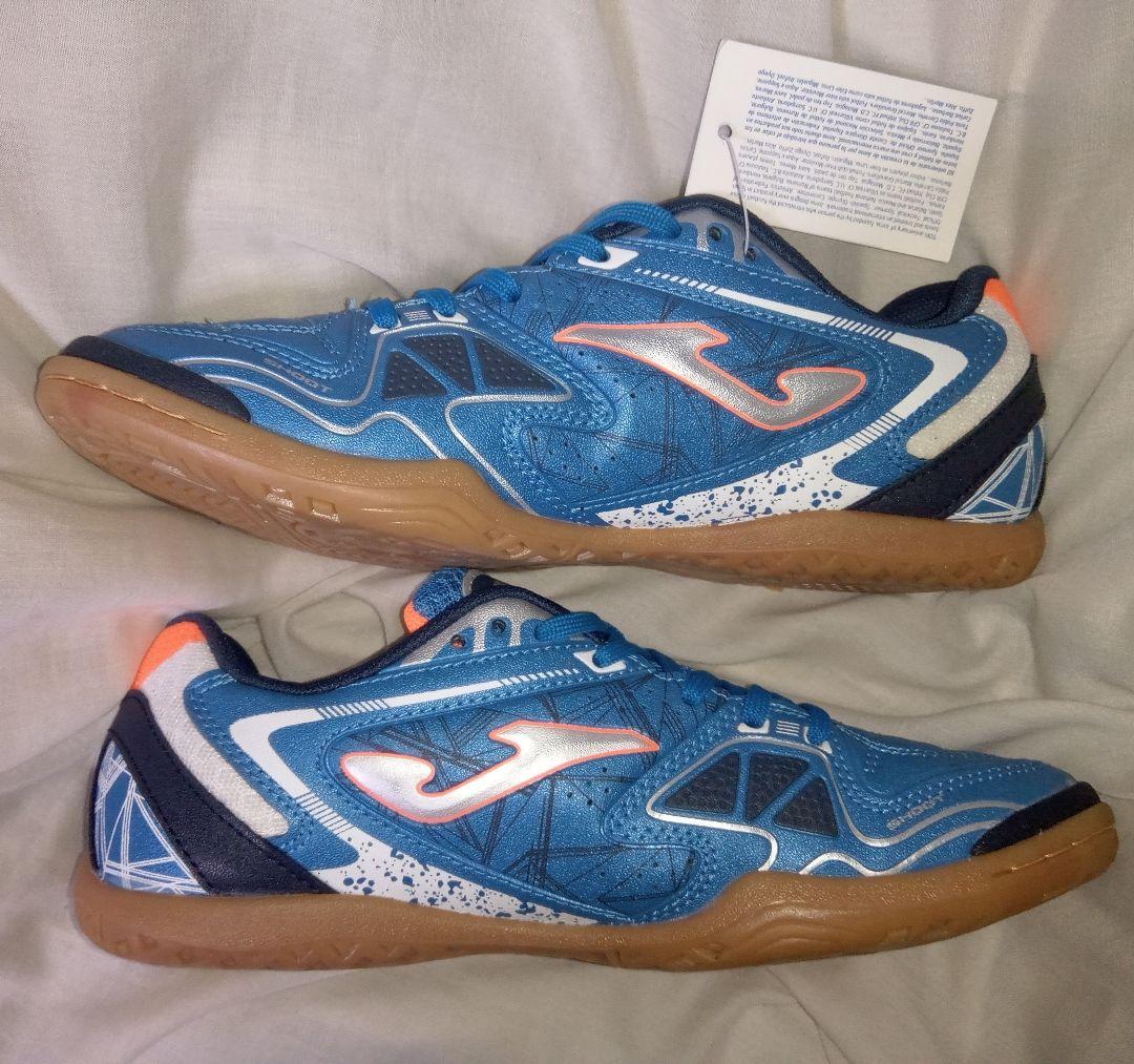 【匿名配送】【入手困難】フットサルシューズ　青　ホマ　マキシマ　25