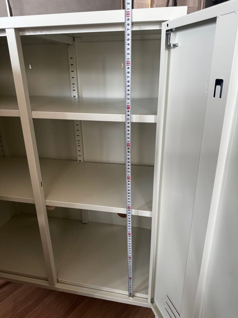 mustard スチールキャビネット 2ドア（値引き交渉OK）