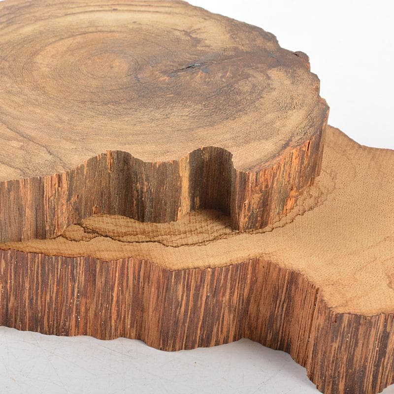 煎茶道具　天然木　飾台　香炉台　2点　まとめて　V　5481