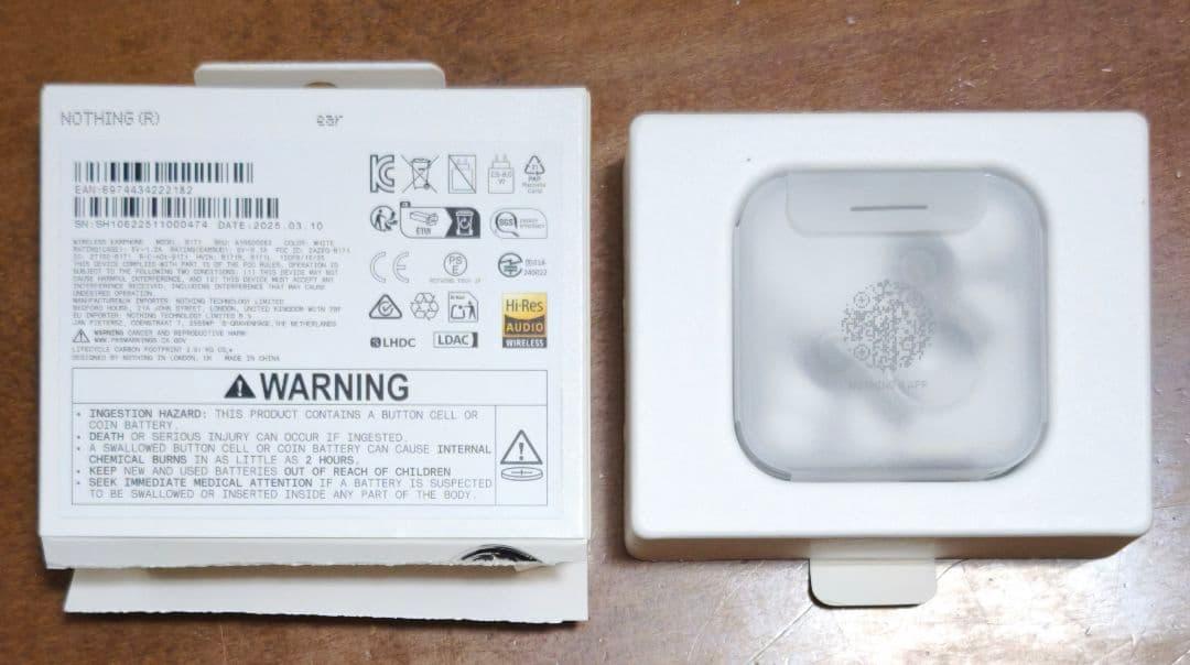 【VGP 2025 金賞】 NOTHING Ear 2024 第三世代