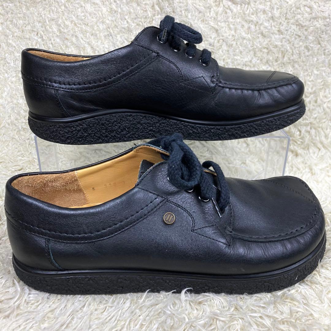 『未使用級』jacoform ヤコフォーム 革靴 レースアップシューズ ブラック