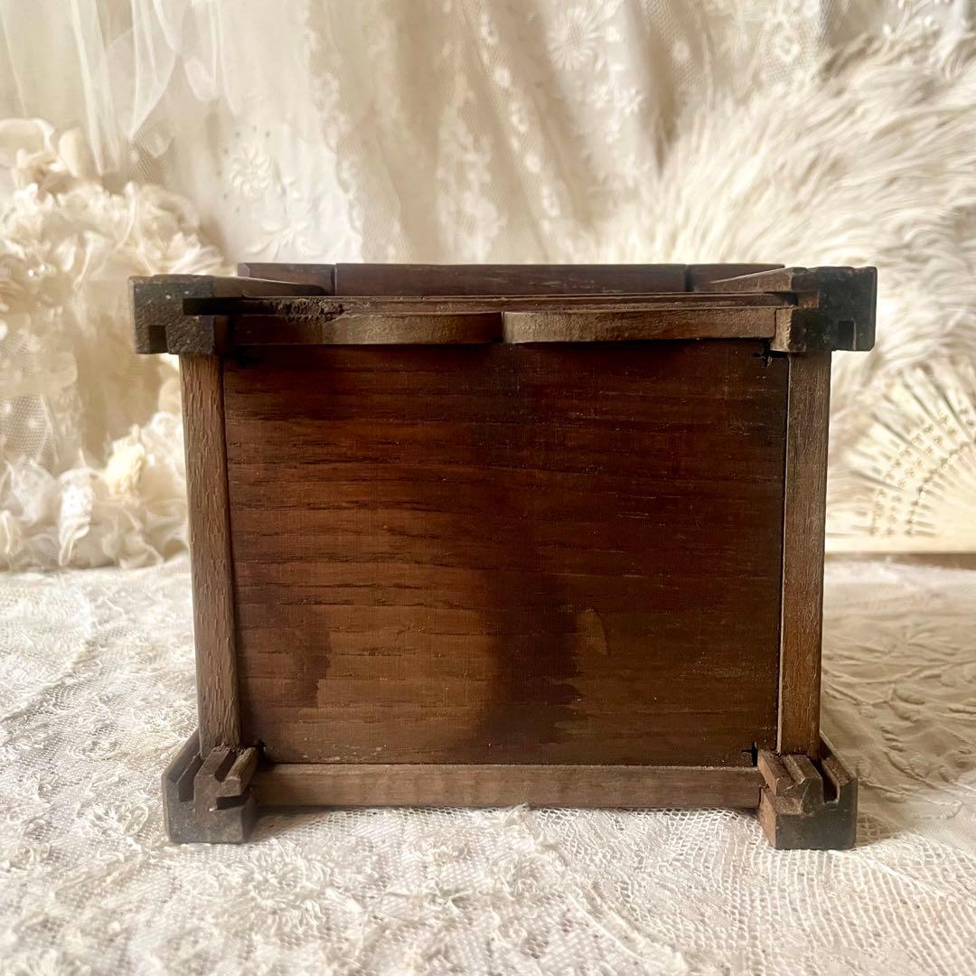 木製ドールチェア　ブルターニュ　ブルトン家具　収納付き　フランスアンティーク