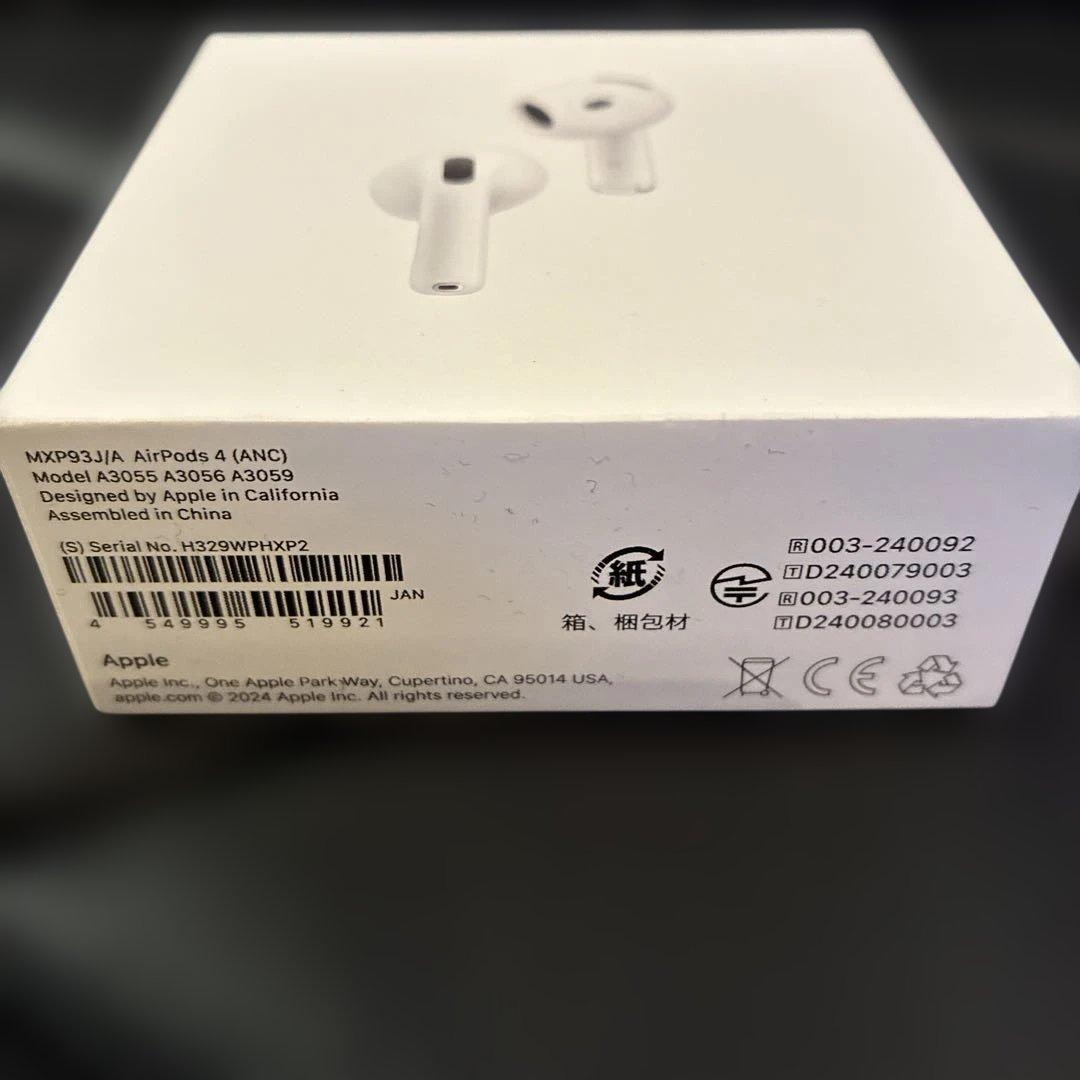 AirPods 4 (ANC) 本体　美品