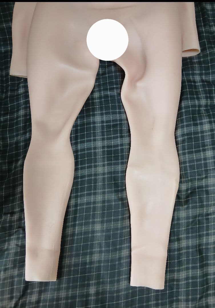 シリコンボディースーツ 女装 コスプレ 女装男子　変装用 袖付き Dカップ