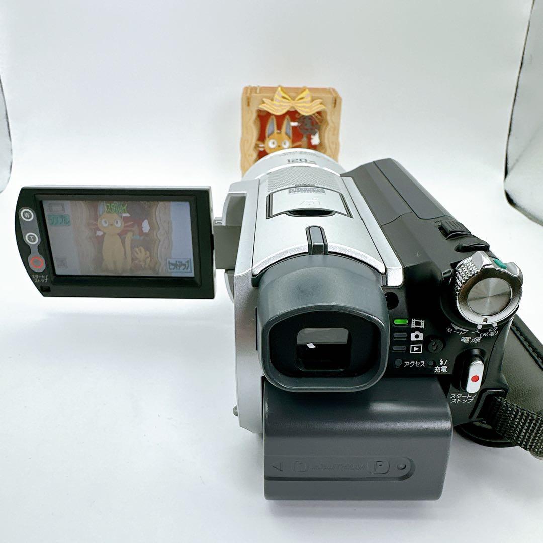 【動作品】 美品 SONY Handycam DCR-SR100 シルバーソニー
