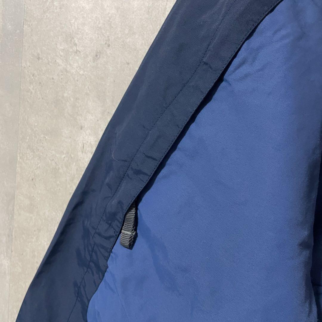 Burtonバートンスキーウェアスノーボードジャケット紺ネイビー青ブルー刺繍ロゴ