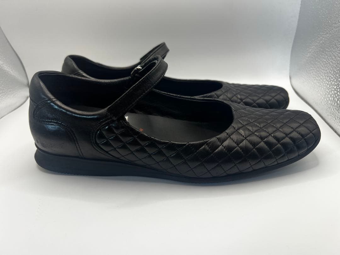 PRADA プラダ キルティング フラットシューズ 36.5（約23.5cm）黒